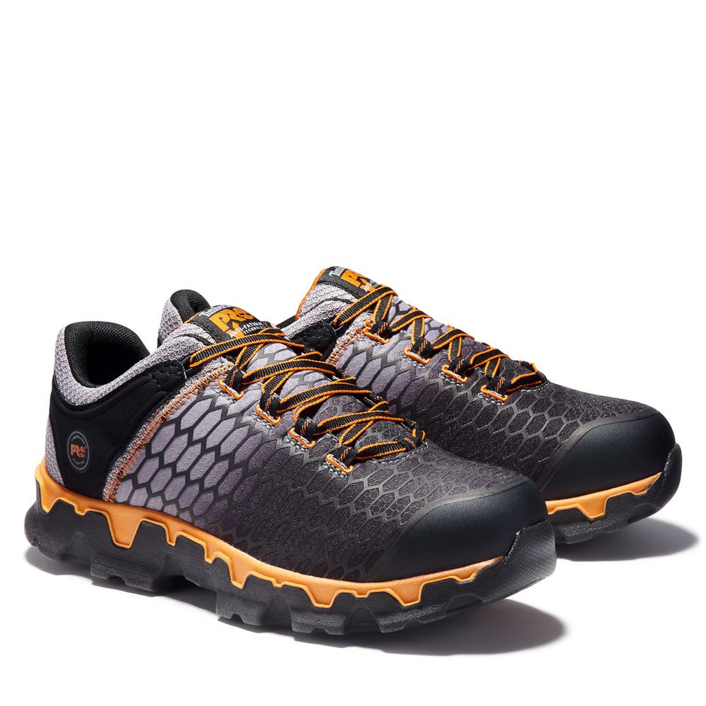 Zapatos De Seguridad Timberland Mujer Pro® Powertrain Sport Alloy Toe Sd Gris/Negras - Chile UIZ-862